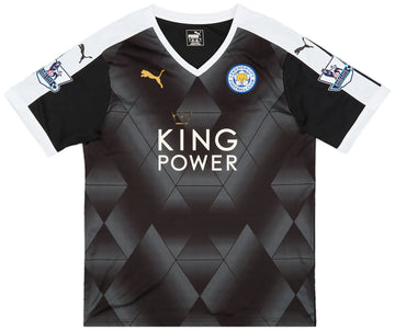Leicester City 2015/16 (Extérieur) avec badge Premier League