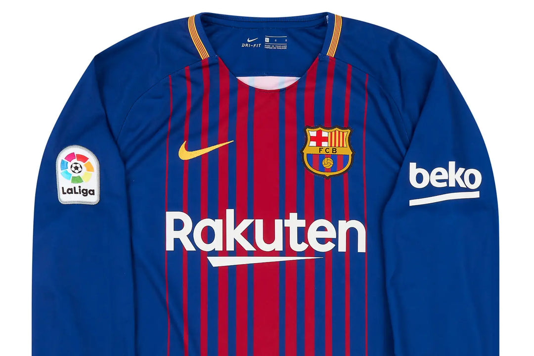 FC Barcelona 2017/18 (Home) - Long Sleeve w/ La Liga badge