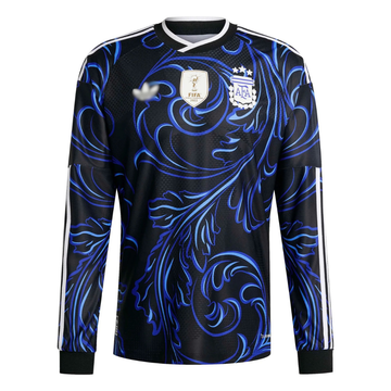 Maillot Argentine 2026 Extérieur avec World Cup Champions badge Manches Longues