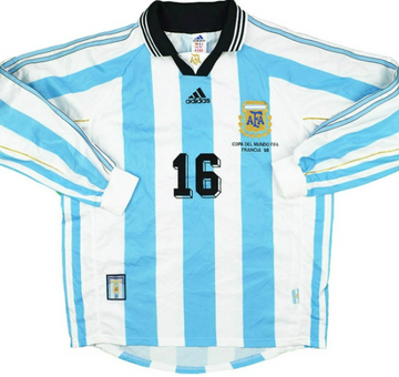 Argentine 1998 (Domicile) - Manches Longues