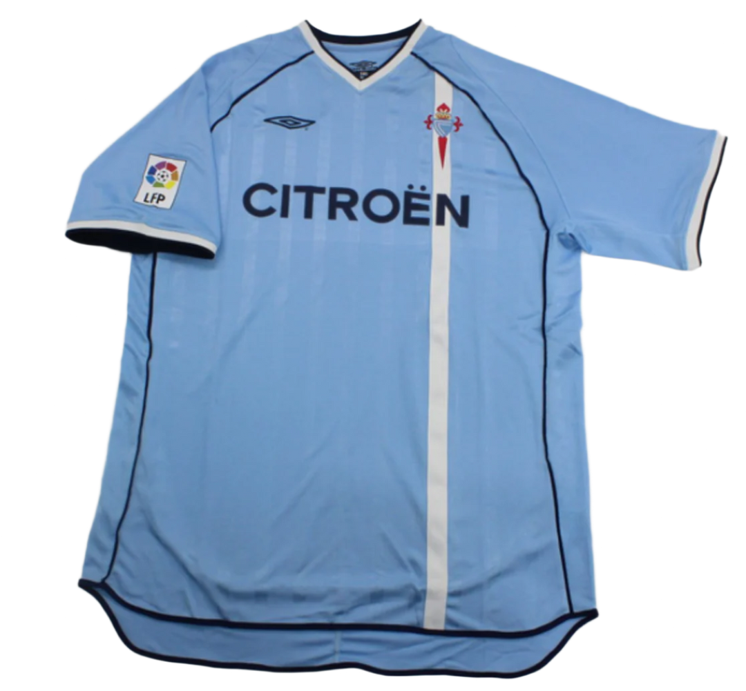 RC Celta de Vigo 2001/02 (Home) w/ La Liga patch