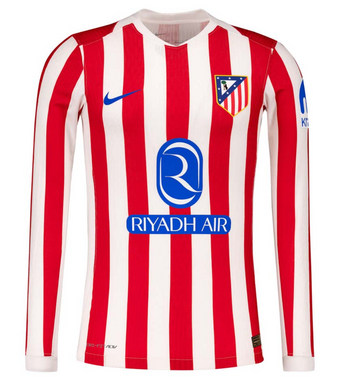 Atlético Madrid 2025/26 (Domicile) - Manches longues