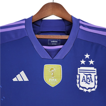 Argentine 2022 (Extérieur) "Trois Étoiles" + Écusson Champion du Monde