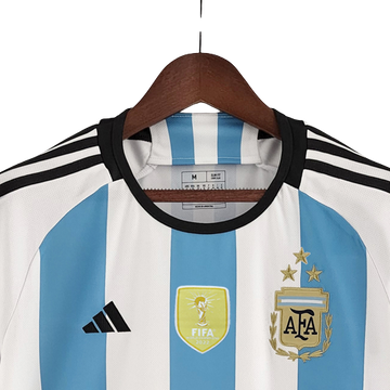 Argentine 2022 (Domicile) « Trois étoiles » + badge de Champion du Monde