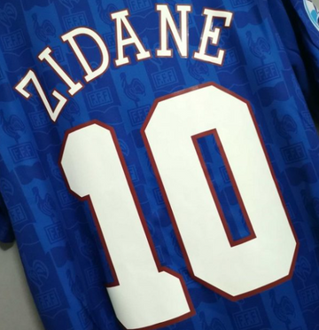 France 1996 (Domicile + écusson EURO 96)